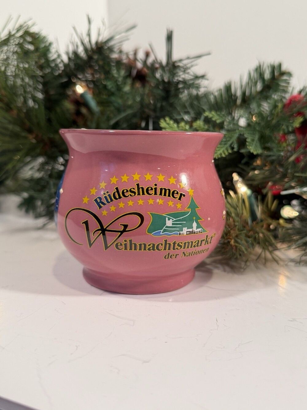 Rudesheimer Glühwein Mug 2013 Weihnachtsmarkt Germany Christmas Market 20th Year